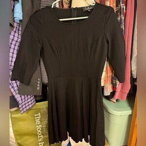 Black Fit & Flare Dress